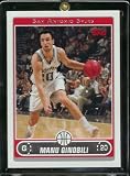 2006 07 Topps Manu Ginobili San Antonio Spurs Basketball Card #145 - Mint Condition - Shipped In Protective ScrewDown Display Case!