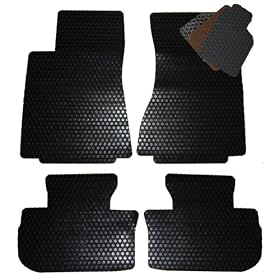 Audi Q7 All Weather Black Floor Mats 2007 2008 2009 2010