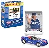 Upper Deck Atlanta Braves 2008 MLB Dodge Charger with Phil Niekro Hall of Fame Trading Card and 2008 Series 1 Super Pack