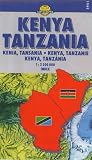Kenya and Tanzania (Cartographia International Road Map)