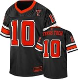 Texas Tech Red Raiders Youth Black Stadium Football Jersey