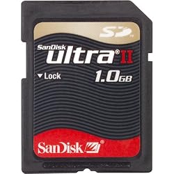 SanDisk SDSDH-1024-901 1 GB Ultra II Secure Digital Memory Card (Retail Package)