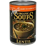 Amys Light in Sodium Organic Lentil Soup, 14.5-Ounce Cans (Pack of 12)