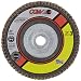 CGW 42332 Premium Z3 Right Angle Grinder Abrasive Flap Disc, Type 29, Zirconia, 4-1/2" Diameter, 40 Grit, 5/8"-11 Arbor, Regular Thickness  (Pack of 1)