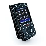Tuff-Luv Etui housse Cuir pour (Sony Walkman E Series NWZ-E430 / NWZ-W436 NWZ-E438 NWZ-E439) Leather case - Blackpar Tuff-Luv