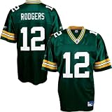 Aaron Rodgers Jersey: Reebok Green Replica #12 Green Bay Packers Jersey