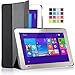 IVSO Toshiba Encore 2 WT10-A32 / A64 10.0-Inch windows 8.1 tablet ultra-thin Smart Cover Case, Only fit Toshiba Encore 2 10-inch Tablet (Black)