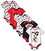 Disney Baby Mickey 5 Pack Bodysuits, Multi/Black, 9-12 Months
