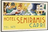 LABEL FROM CAPRI - 16 Inch Canvas Print (40 cm) by Mary Evans
