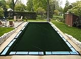 16'x32' Supreme Plus Hunter Green Rectangle In-Ground Swimming Pool Winter Cover 15 Year