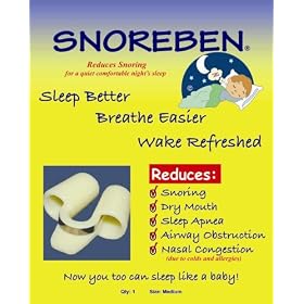 Snoreben - Say Goodbye to Snoring and Hello to a Quiet Comfortable Nights Sleep