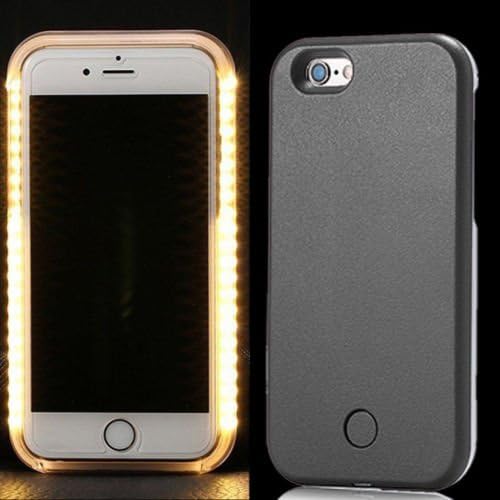 Rechargeable Light Up LED Case for Iphone 7 &amp; 7 Plus by Arbitron- Perfect for Selfies, Make Up Tutorials, Facetime, and Flashlights((7 Plus)