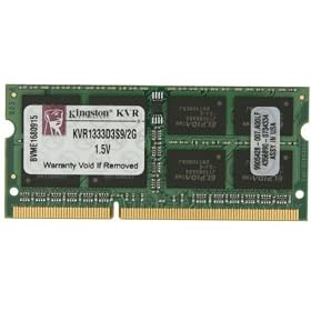 Kingston ValueRAM 2GB 1333MHz PC3-1066 DDR3 SO-DIMM Notebook Memory (KVR1333D3S9/2GETR)
