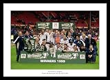 Tottenham Hotspur 1999 League Cup Final Spurs Team Framed Print Memorabilia