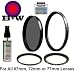 B + W 77mm Multi Coated UV (ultra violet) & CP (circular polarizer) Filter Kit - For All Lenses With 67mm , 72mm or 77mm Filter Threads - with B+W 67 to 77mm & 72 to 77mm Adapter Rings + Purosol 2oz Molecular Lens Cleaner & Microfiber Lens Cleaning Cloth