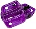 Eastern CFRP BMX Bike Pedals - Translucent Purple