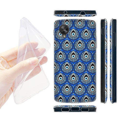 Head Case Designs Rhythm Evil Eye Gel Back Case Cover for LG Google Nexus 5 D820 D821