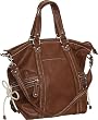 ''Rope Accent Tote'' Shoulder Bag - Brown