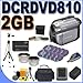 Photo : Sony HandyCam Hybrid DCR-DVD810 DVD Camcorder w/ 25x Optical Zoom PLUS 3pc Filter Kit - 0.45x Wide Angle Lens, 2x Telephoto Lens, 2GB PRODuo Memory Stick + MORE! DCRDVD810 BigVALUEInc Accessory Super Saver Bundle + MORE!