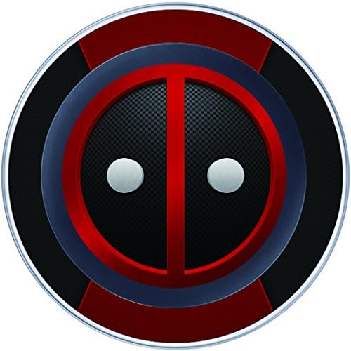 Deadpool Wireless Charger Goegtu Wireless Charging Qi Wireless Charger for Galaxy S7/S7 edge Galaxy S6/S6 edge/S6 edge+ Note5 Nexus 4/5/6 and All Qi-Enabled Devices