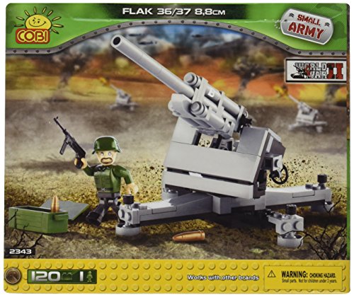 COBI Small Army 8.8cm FLAK Gun 36/37 (120 Pieces) Building Kit