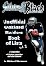 Silver & Black Illustrated's Unofficial Oakland Raiders Book of Lists Vol. 2