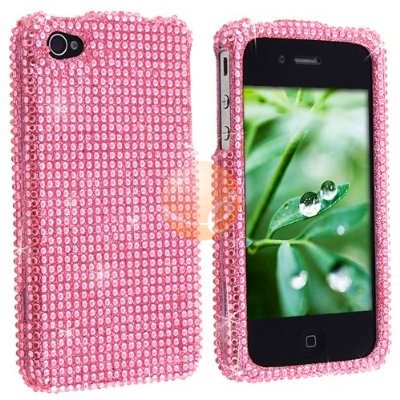 iPhone 4 Full Diamond Case – Light Pink Diamante (AT&T and Verizon)