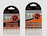 Unbreakable Golf Tees - Combo Pack (White) Made in Germany 2000+ shots