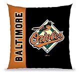 Biederlack Baltimore Orioles Vertical Stitch Pillow