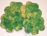 Scotts Cakes Lite and Dark Green Sugar Shamrock Cookies 1lb. Box