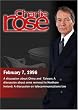 Charlie Rose with A.M. Rosenthal; James Lilley; George Mitchell; Reed Hundt (February 7, 1996)