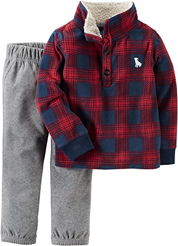 Carter's Boys 2 Pc Playwear Sets 249g275, Plaid, 4T