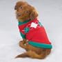 MEDIUM - Holiday Argyle Dog Christmas Sweater