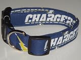 NFL San Diego Chargers Football Dog Collar Style 2 Large 1"