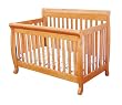 Alice 4-in-1 Crib In Pecan Finish By AFG Baby Furniture