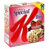 Kelloggs Special K Bars, Strawberry, 4.86-Ounce, 6-Count Boxes (Pack of 12)