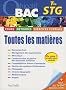 Toutes les mati�res Tle STG