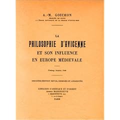 La philosophie d'Avicenne et son influence en Europe m�di�vale