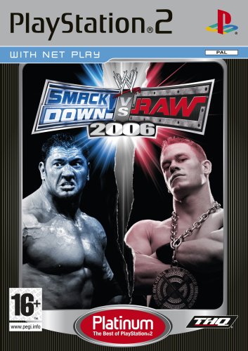 Childrens Toyshop  Video Games : WWE SmackDown vs RAW 2006 Platinum (PS2)