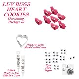 Heart Cakes Cookies - LUV BUGS Do-It-Yourself Package 10 SAVE $0.97