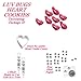 Heart Cakes Cookies - LUV BUGS Do-It-Yourself Package 10 - 33 Total Pieces