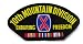 10th Mountain Division Enduring Freedom Hat Patch