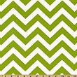 54 Wide Premier Prints ZigZag Chartreuse White Fabric By The Yard