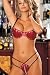 Satin and Chain 2 Piece Bra Set from sexylingeriesale.co.uk