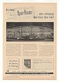 1954 B F Goodrich Store Akron Ohio PPG Glass Print Ad