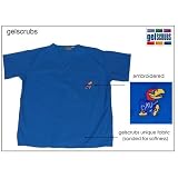 Kansas Jayhawks Royal Scrub Top