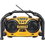 Factory-Reconditioned DEWALT DC011R Combination Worksite Radio and 7.2-Volt to 18-Volt Pod Style Battery Charger