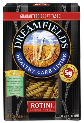 Dreamfields Healthy Low Carb Rotini Pasta