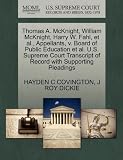 Thomas A. McKnight, William McKnight, Harry W. Fahl, et al., Appellants, V. Board of Public Education et al. U.S. Supreme Court Transcript of Record w