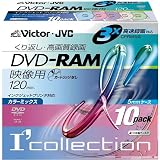 Victor DVD-RAM�ǥ�����(forVIDEO)�Υ󥫡��ȥ�å�������ɥץ�󥿥֥�10��ѥå� [VD-M120XF10]